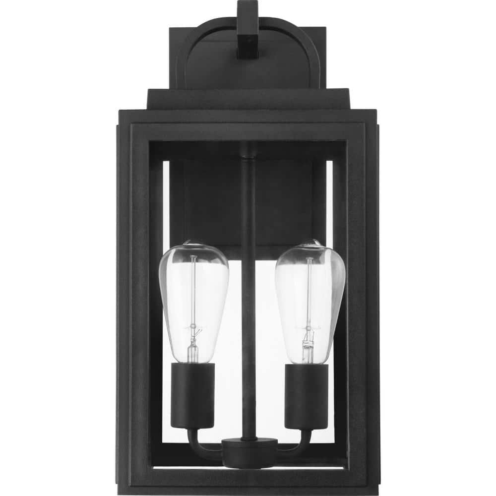 Grandbury Black Bronze 2-Light Outdoor Hanging Lantern