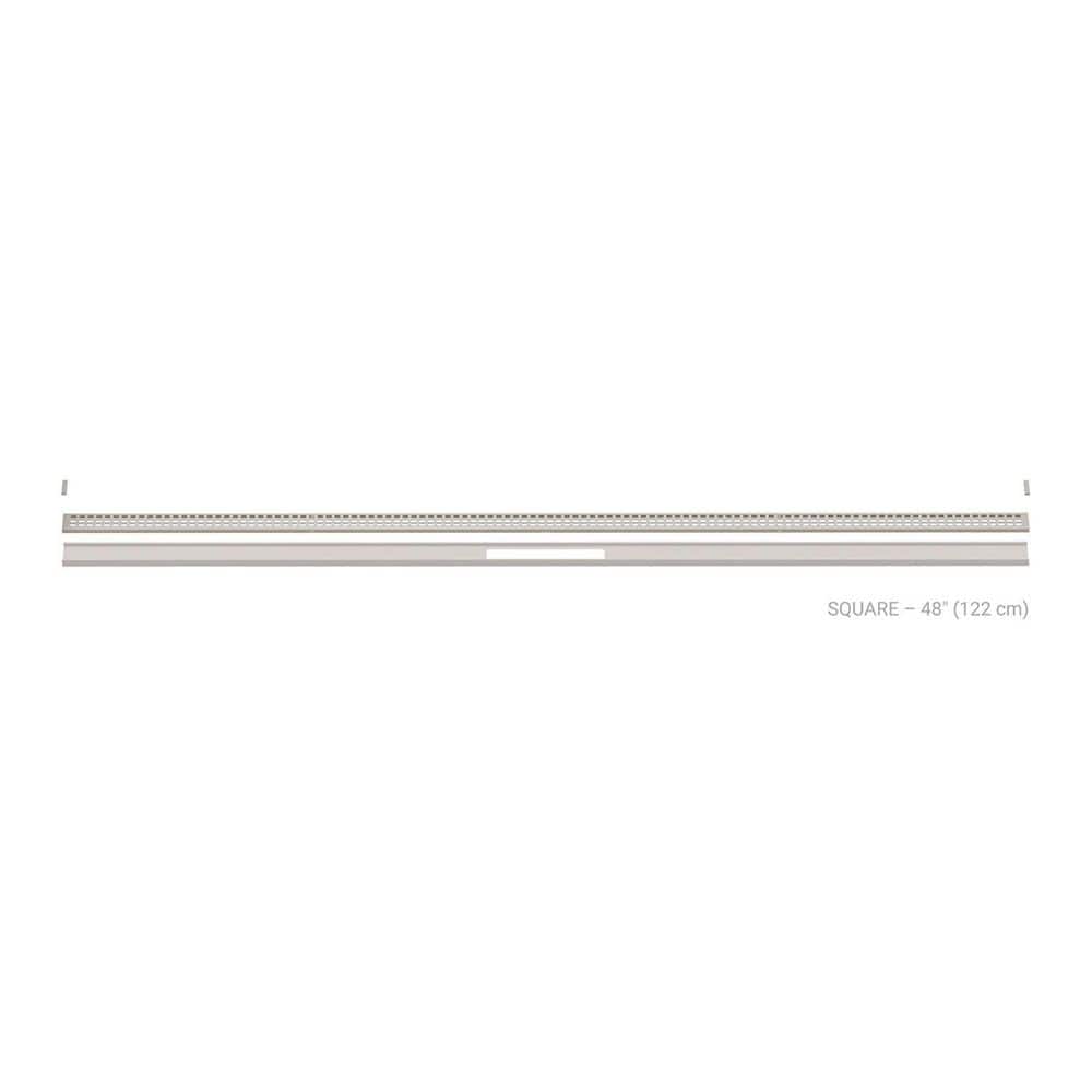Kerdi-Line-Vario Greige 48 in. Square Grate and Channel Floor Installation Kit for Accessory price history on PriceWatchPro