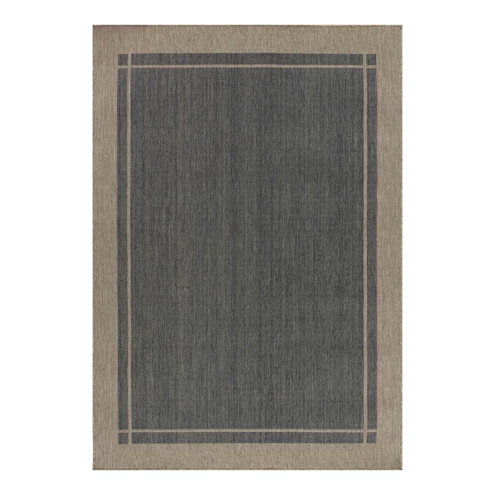 Black Center Border 5 ft. x 7 ft. Indoor/Outdoor Area Rug price history on PriceWatchPro