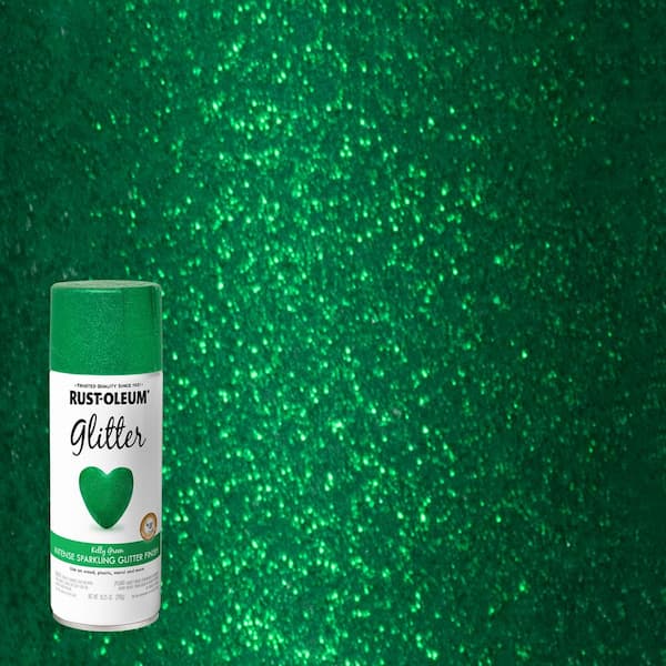 Rust-Oleum Specialty 10.25 oz. Kelly Green Glitter Spray Paint (6-Pack)