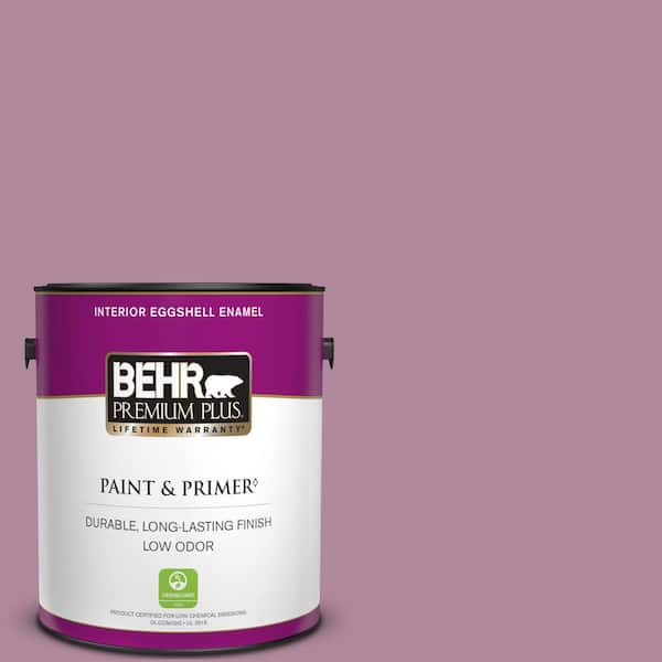 BEHR PREMIUM PLUS 1 gal. #690D-5 Winsome Rose Eggshell Enamel Low Odor Interior Paint & Primer