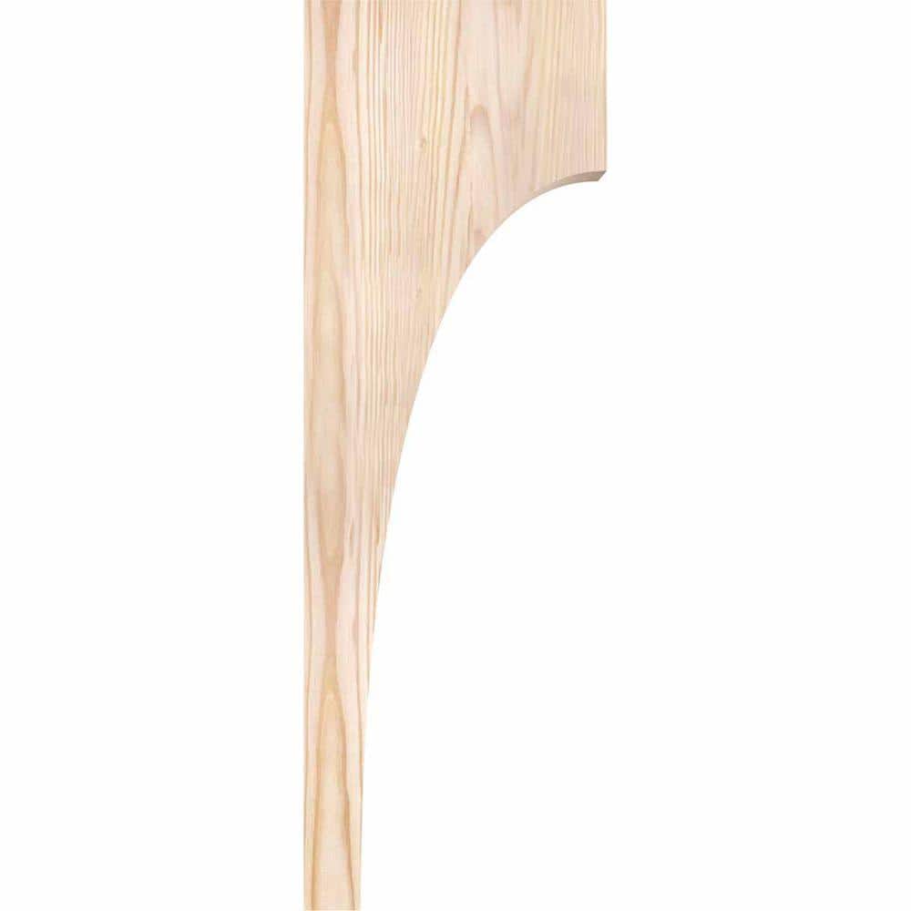 24" Natural Douglas Fir Smooth Rustic Corbel