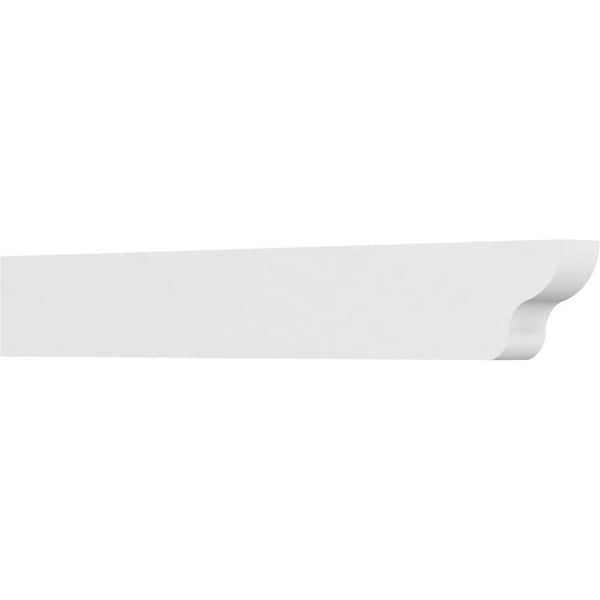 Ekena Millwork 3 in. x 6 in. x 42 in. Standard Greensboro Architectural Grade PVC Rafter Tail Brace
