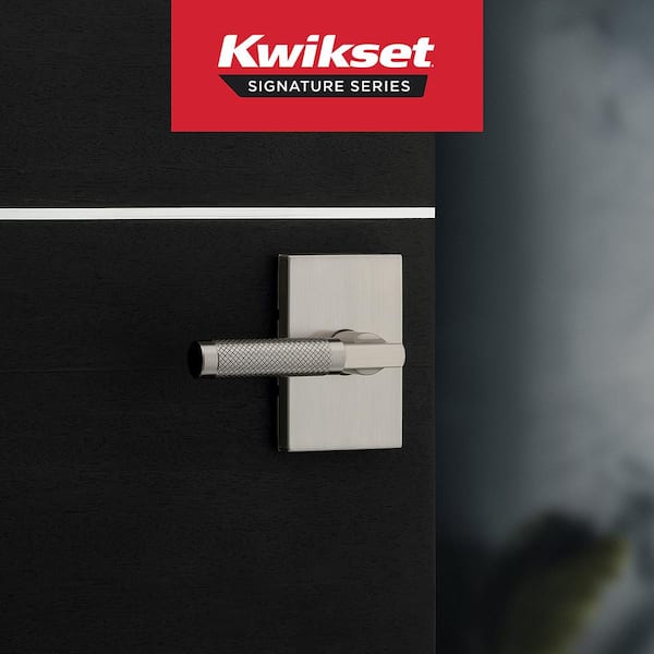 Kwikset Tustin Satin Nickel Left-Handed Half-Dummy Door Handle