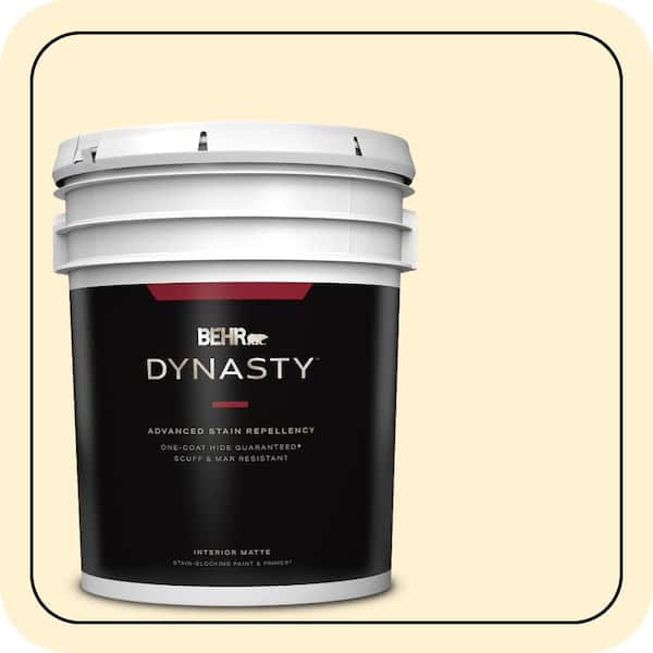 BEHR DYNASTY 5 gal. #ICC-30 Cashmere Sweater Matte Interior Stain-Blocking Paint & Primer