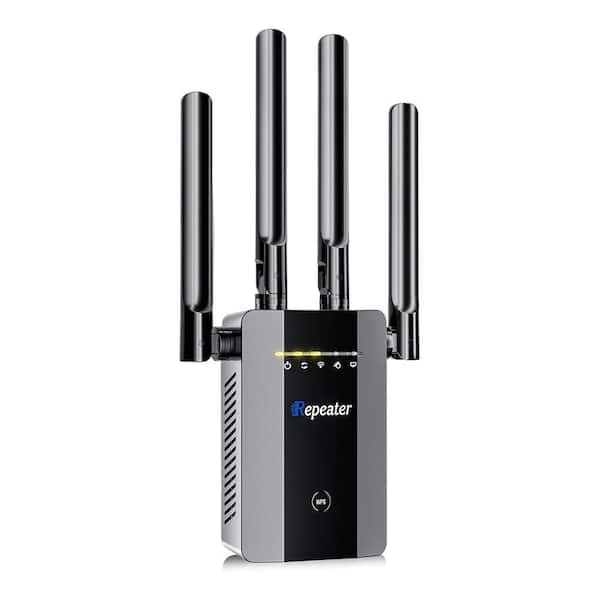 WiFi Range Extender, 1200Mbps, Dual Band 2.4 & 5GHz, Covers
