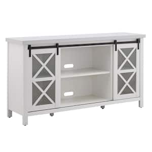 Clementine 58 in. White TV Stand Fits TV's up to 65 in.