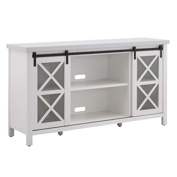 Meyer&Cross Clementine 58 in. White TV Stand Fits TV's up to 65 in.