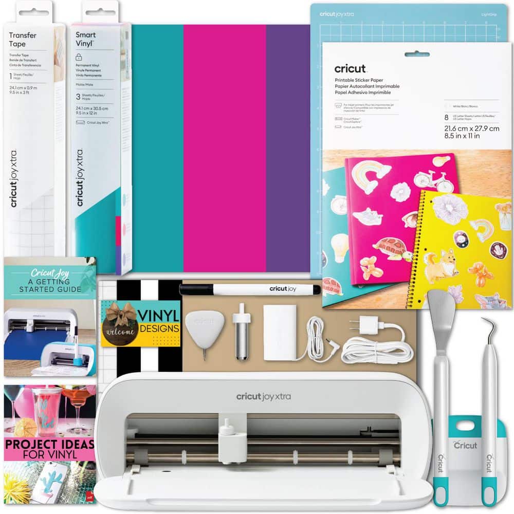 Cricut Joy Xtra Die Cutting Machine Bundle with Sticker Making
