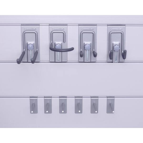 StoreWall Kleiner CamLok-Slatwallhaken - Robust, Max. 90 Kg Tragkraft - Für Werkzeug, Schläuche & Garagenorganisation