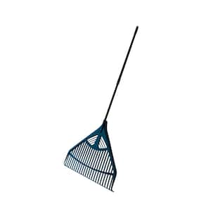 Fiskars 67 in. Lightweight Aluminum Handle Leaf Rake 1068952 - The Home ...