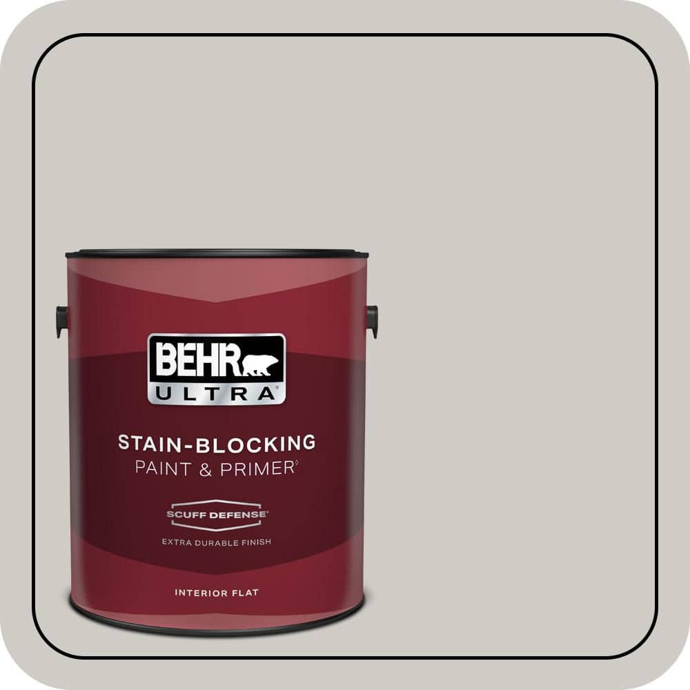 1 gal. #PPU26-10 Chic Gray Extra Durable Flat Interior Paint & Primer price history on PriceWatchPro