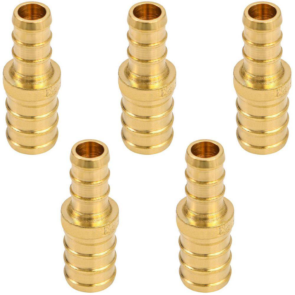 thumbnail image 2 of Efield 50-Pack 1/2 Inch PEX Straight Couplings - Lead-Free Brass Crimp Fittings 2 of 4