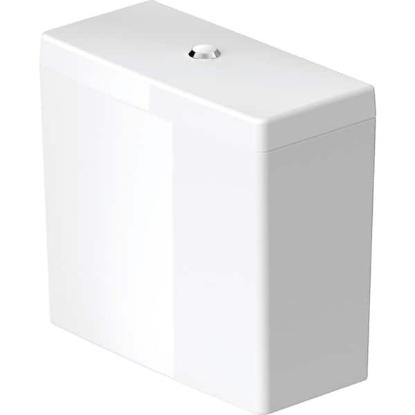 Duravit Starck 3 1.6/0.8 GPF Dual Flush Toilet Tank Only in White
