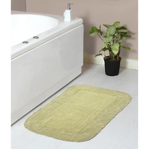Radiant Collection 100% Cotton Bath Rugs Set, 21x34 Rectangle, Green