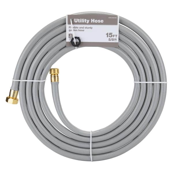 PRIVATE BRAND UNBRANDED Utility Hose 5/8 in. x 15 ft. Light Duty