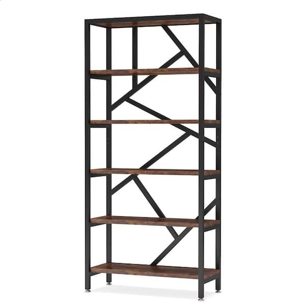 https://images.thdstatic.com/productImages/5fe1cf1f-a401-48b3-a4aa-5fefa58a11fb/svn/rustic-brown-tribesigns-way-to-origin-bookcases-bookshelves-hd-hq0025-wzz-a0_600.jpg