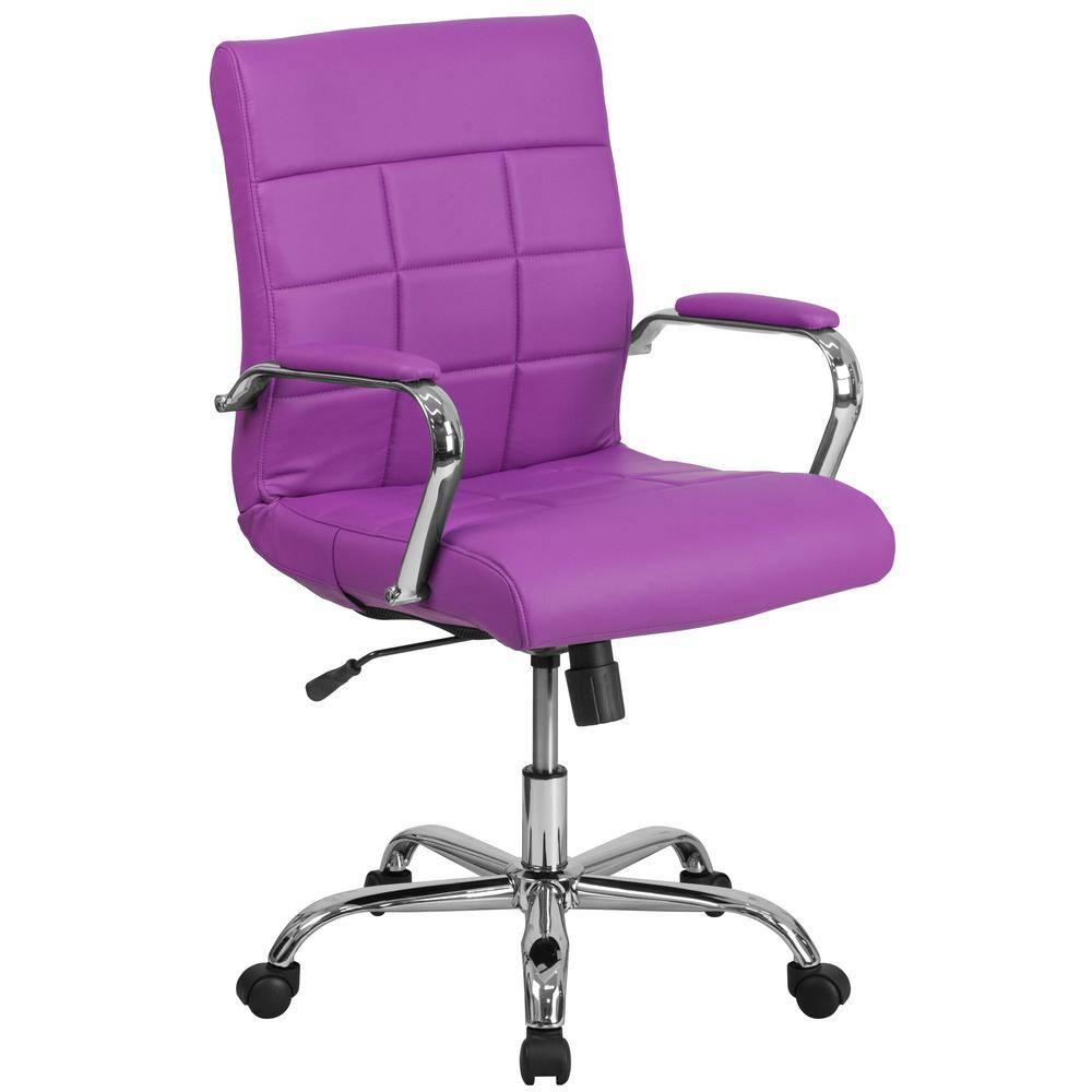 Flash Furniture Purple Office Desk Chair Go2240pur The Home Depot