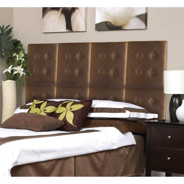 AZ Home and Gifts Next Luxe Paisley Brown Queen Headboard