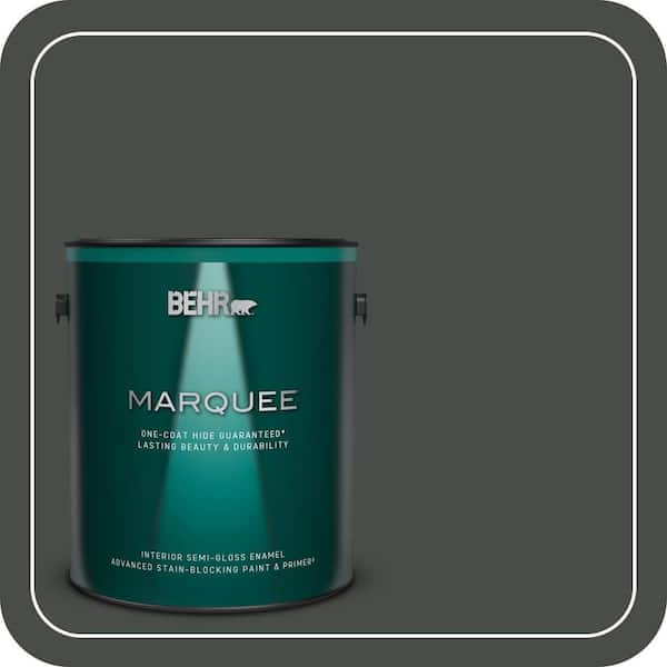 BEHR MARQUEE 1 gal. #PPF-55 Forest Floor Semi-Gloss Enamel Interior Paint & Primer