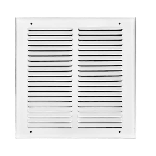 Everbilt 10 in. x 10 in. Steel Return Air Grille in White E17010X10 - The  Home Depot