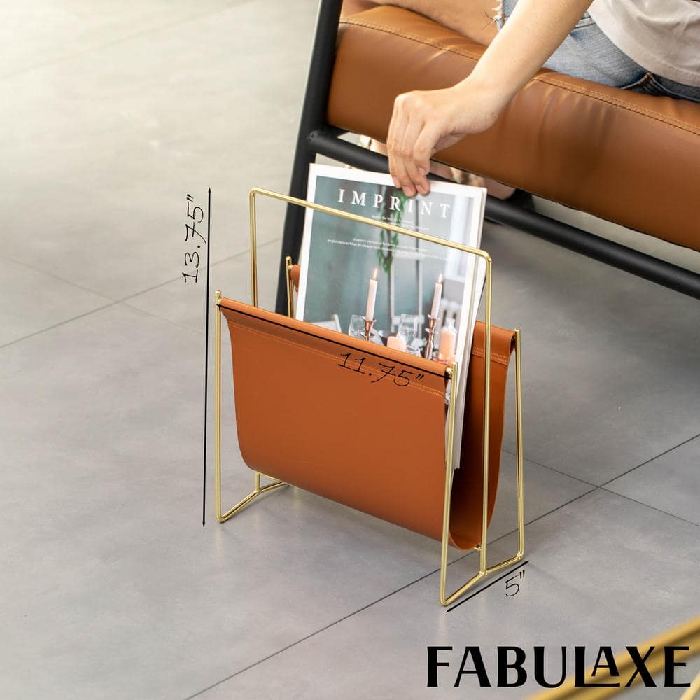 FABULAXE Magazine Holder and Rack for Desktop, Office, Living Room