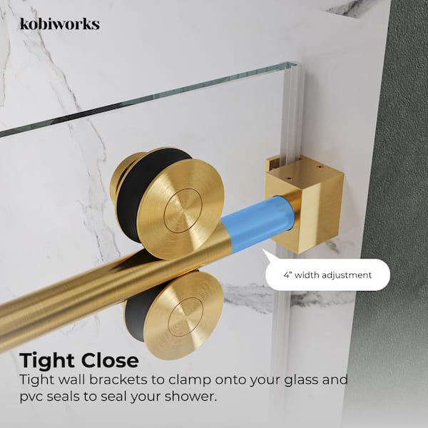 Kobiworks RADL 50 to 54 in. W x 37 in. D x 76 in. H Sliding