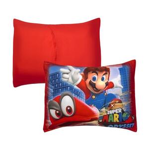 Super Mario "Caps Off" T/F Comforter and Sham