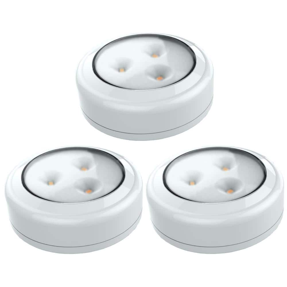 Wireless Led Puck Lights With Remote Control,battery Powered Lights  Compatible With Night Light Under Cabinet Lighting,dimmable Closet Light,  Touch Li