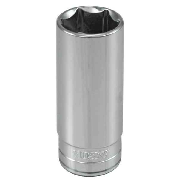 Husky 3/8 in. Drive 13/16 in. 6-Point SAE Deep Socket