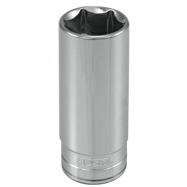 Husky 3/8 in. Drive 3/4 in. 6-Point SAE Deep Socket
