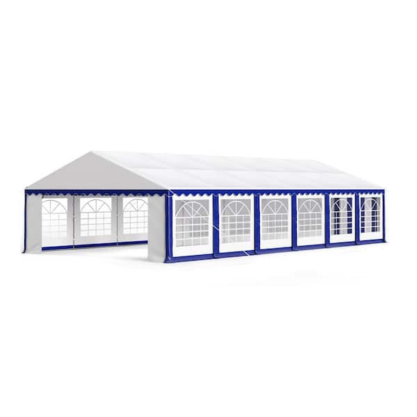 20 x 40 ft. Heavy Duty Party Tent w/ Removable Sidewalls, 7 Bags, Waterproof and UV Protection