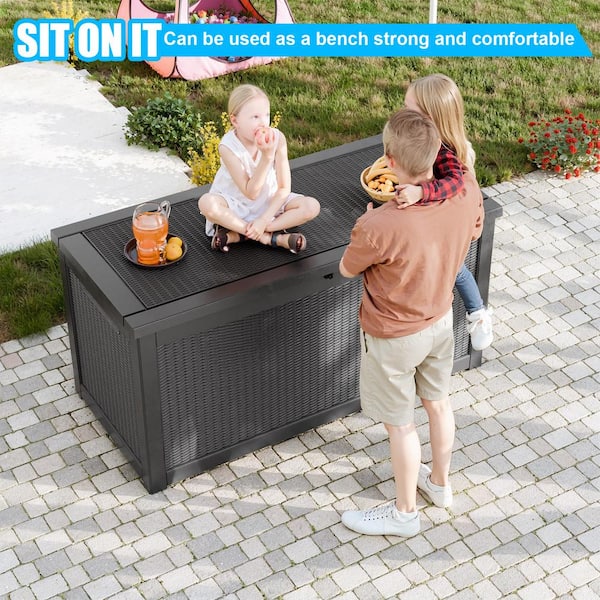 150 Gallon Sams Outdoor Storage Bench Outdoor Storage Bench 260