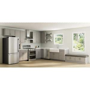 Courtland 6 in. W x 36 in. H Cabinet Filler in Sterling Gray