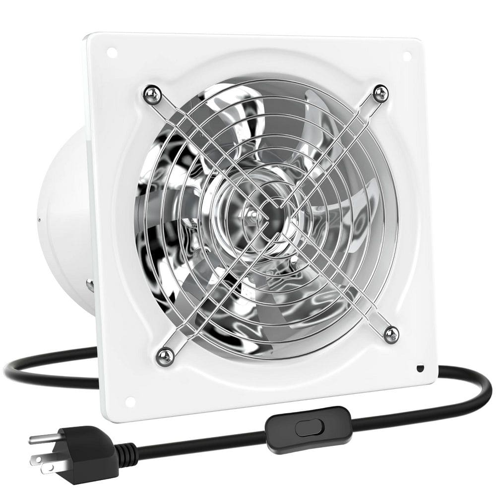10 in. 988 CFM Wall-Mounted Exhaust Fan with Switch for Kitchen, Attic, Greenhouse, Basement and Shed price history on PriceWatchPro