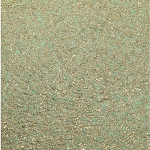 Silk Wallpaper - Versailles I - Textured Surface Wallcovering - Green - Trowel apply