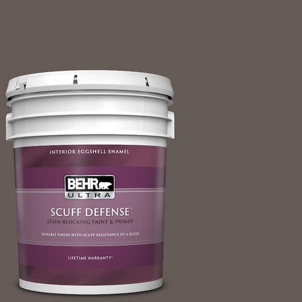 BEHR ULTRA 5 gal. #BXC-71 Wood Acres Extra Durable Eggshell Enamel Interior Paint & Primer