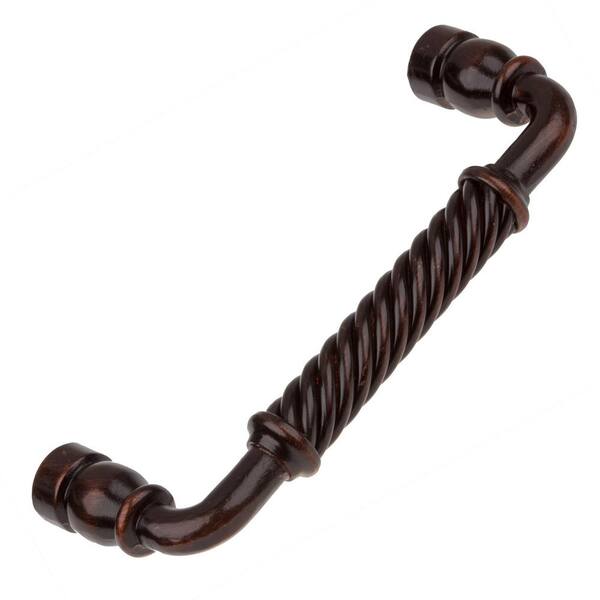 5 25 Pack GlideRite Hardware 3132-ORB-25 Twisted Steel Dresser Drawer Pull Oil Rubbed Bronze