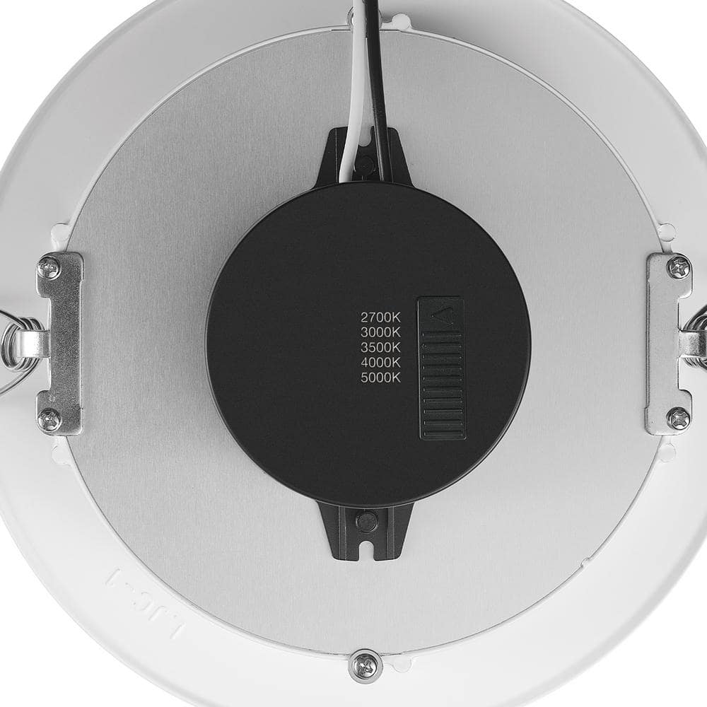White 6-inch Ultra Slim Integrated LED Recessed Light