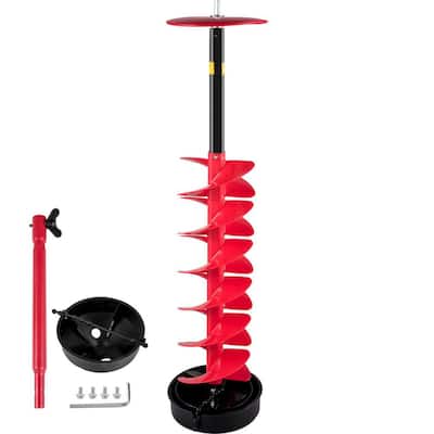 Eskimo E40 Electric Ice Fishing Auger, 8-Inch, Steel Bit, Red, 45750 45750  - The Home Depot