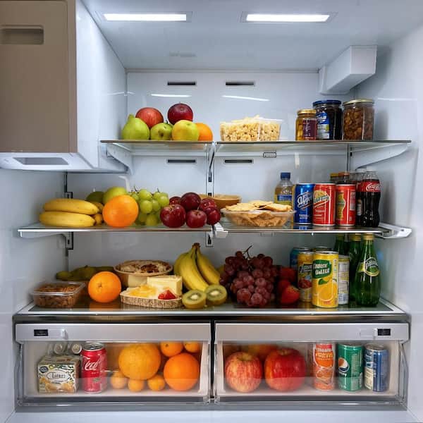 KOSTCH 36 in. 21.6 cu. ft. Counter Depth French Door Refrigerator