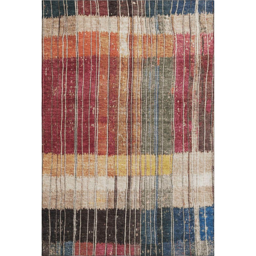 Mayfield Premium Machine Washable Abstract AMF1962 Beige 5 ft. x 7 ft. 6 in. Area Rug price history on PriceWatchPro