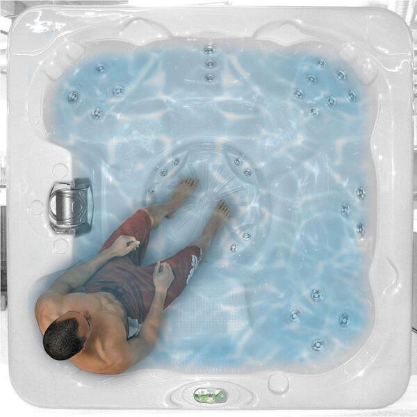 Geo Spas Plug and Play 6-Person 30-Jets Spa with Mahogany Cabinet-DISCONTINUED