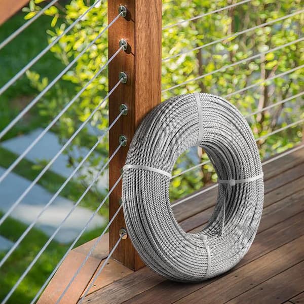  500FT 1/8 Stainless Steel Cable for Deck Cable Railing
