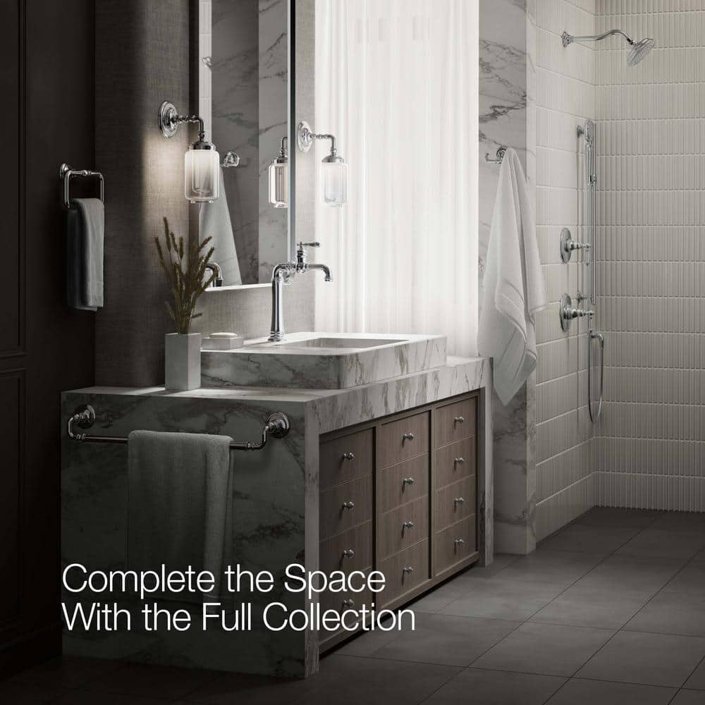 Artifacts Polished Chrome Single-Handle Modern Bathroom Faucet