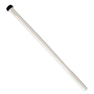 1/2 in. x 12 in. Corrugated Riser Supply LIne for Faucet and Toilet, Powder Coat White