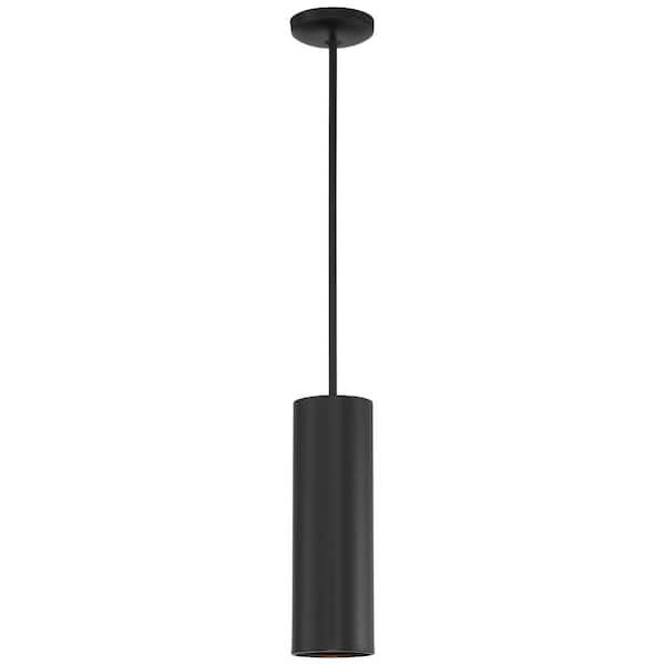 Pilson 1-Light Matte Black Standard Pendant Light