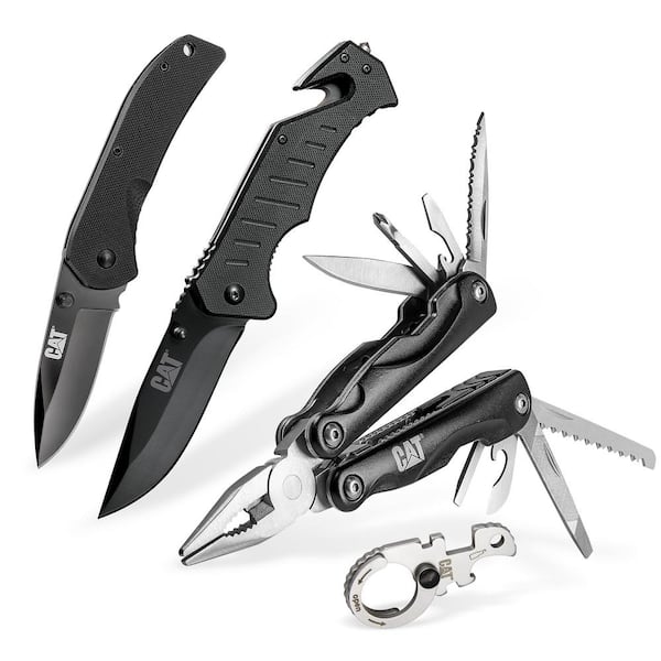 CAT 4-Piece Multi-Tool and Knife Set