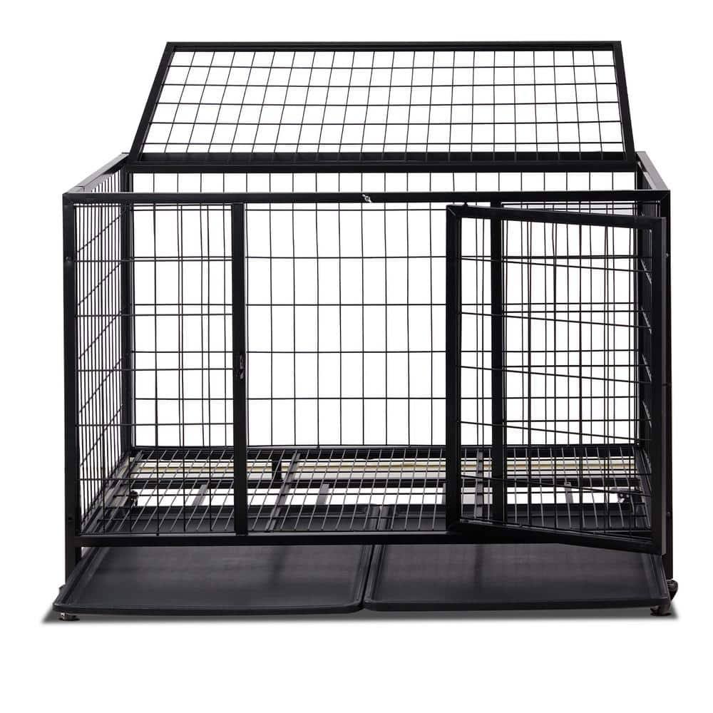 Fresh Look at Karl Home 42 In Heavy Duty Dog Crate Metal Dog