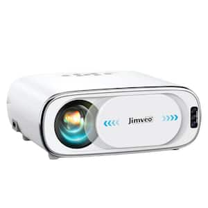 1920 x 1080 4k Full HD Wifi Bluetooth Portable Projector with 25500 Lumens, AI Auto Focus, Auto Lens Cap, HDMI, USB, AV